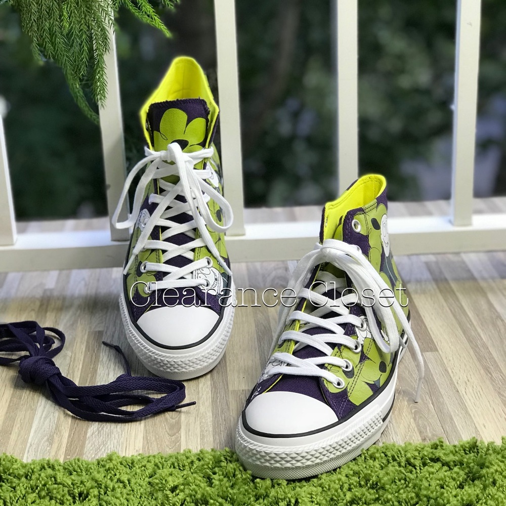 Conv&Dinosaur Jr. CT PRO Hi Eggplant/Yell M AUTHEN - Picture 2 of 8